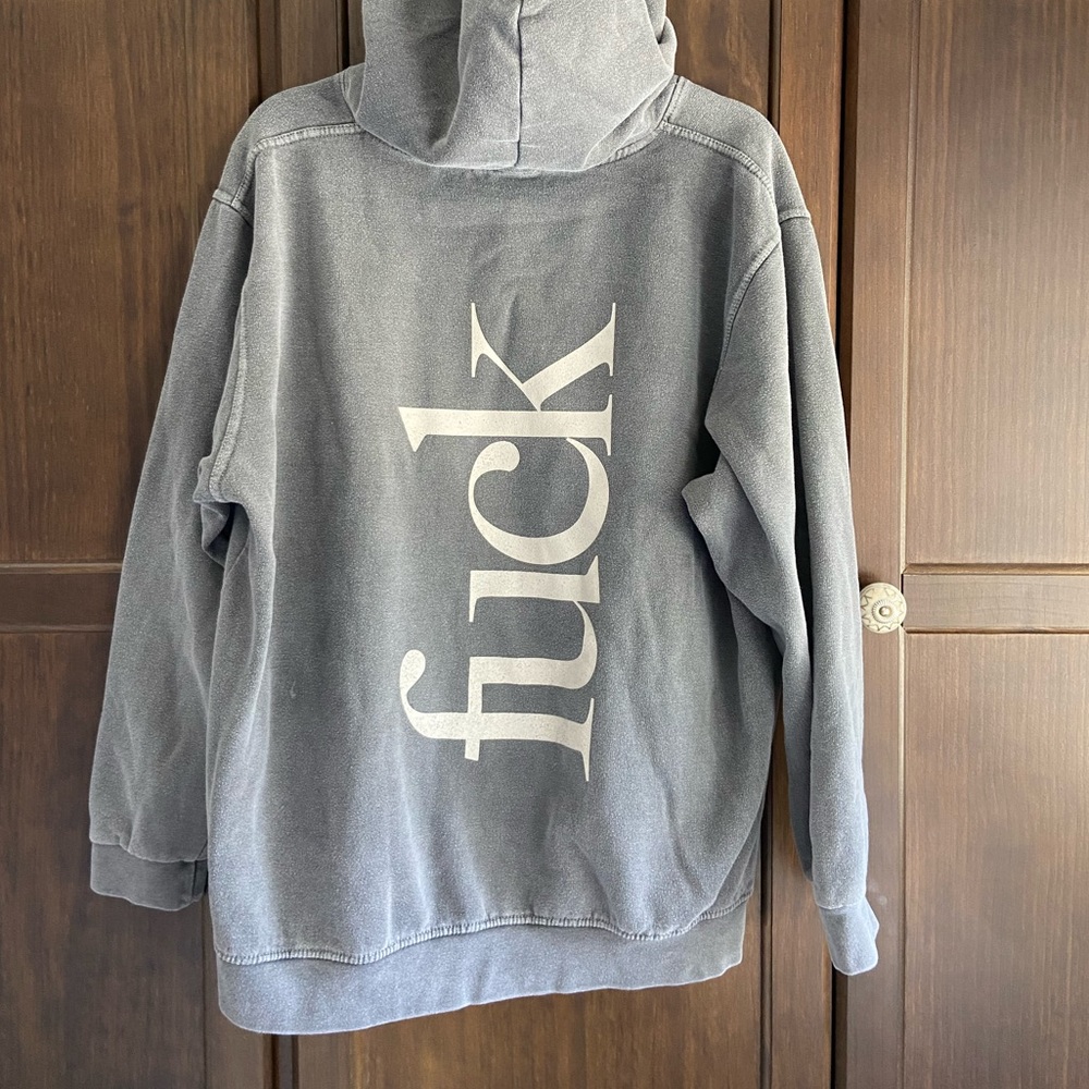 Large grey Nasty Gal sweatshirt